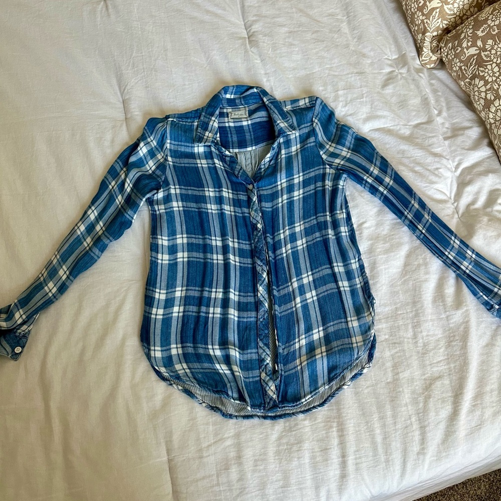 Altar’d State buttery soft plaid shirt